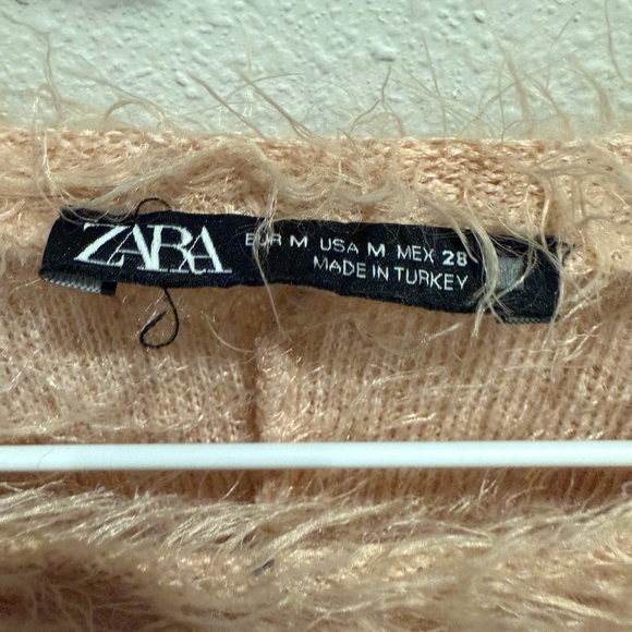 Zara Fuzzy Beige Sweater - Picture 9 of 10